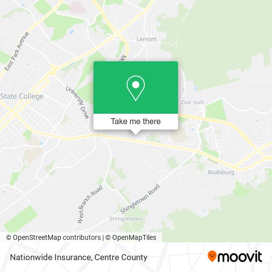 Nationwide Insurance map