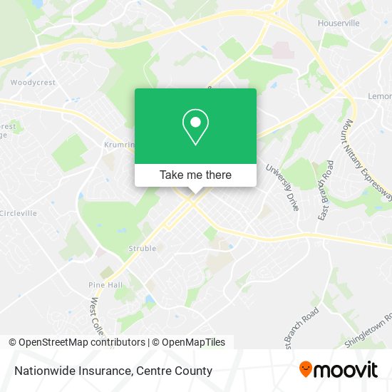 Mapa de Nationwide Insurance