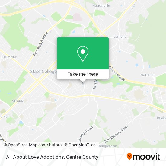 All About Love Adoptions map