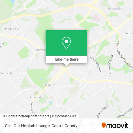 Mapa de Chill Out Hookah Lounge