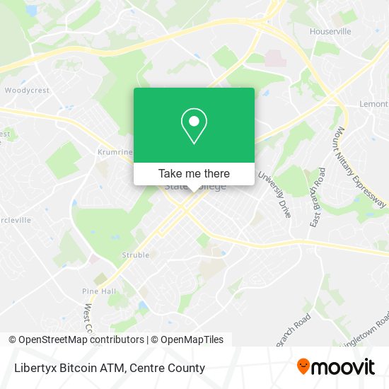 Libertyx Bitcoin ATM map