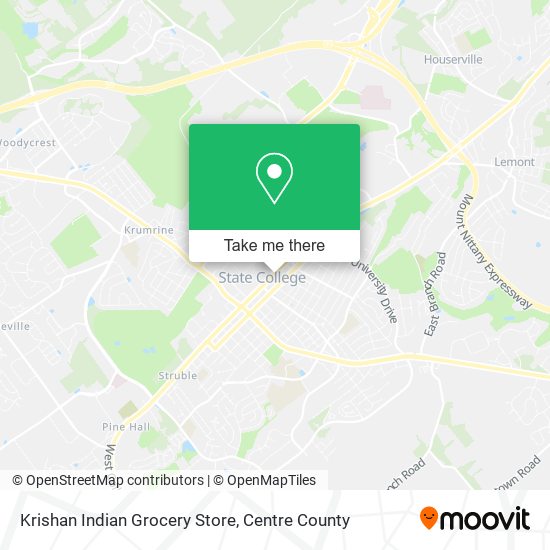 Mapa de Krishan Indian Grocery Store