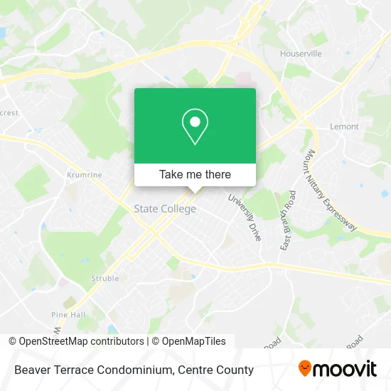 Beaver Terrace Condominium map