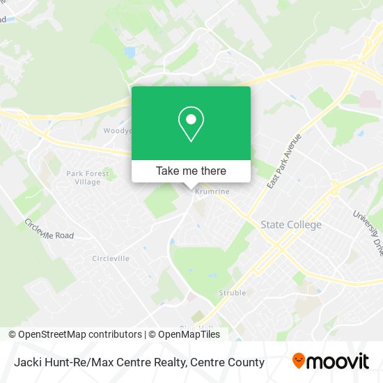 Mapa de Jacki Hunt-Re / Max Centre Realty