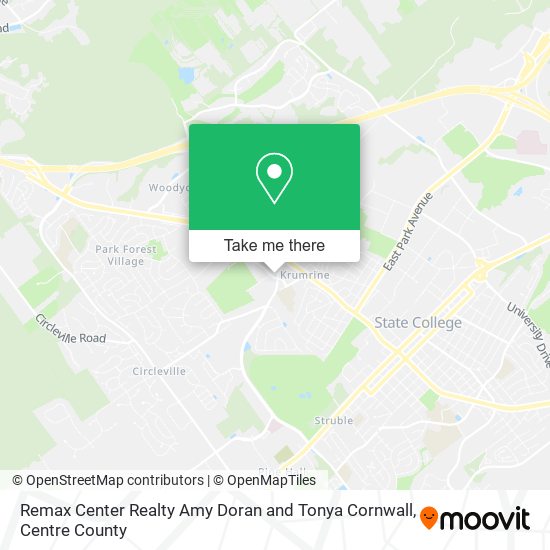 Mapa de Remax Center Realty Amy Doran and Tonya Cornwall