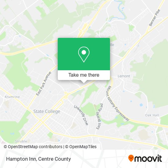 Mapa de Hampton Inn