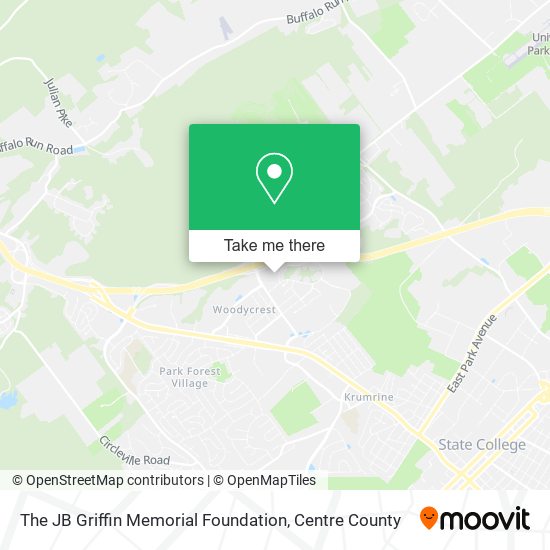 The JB Griffin Memorial Foundation map