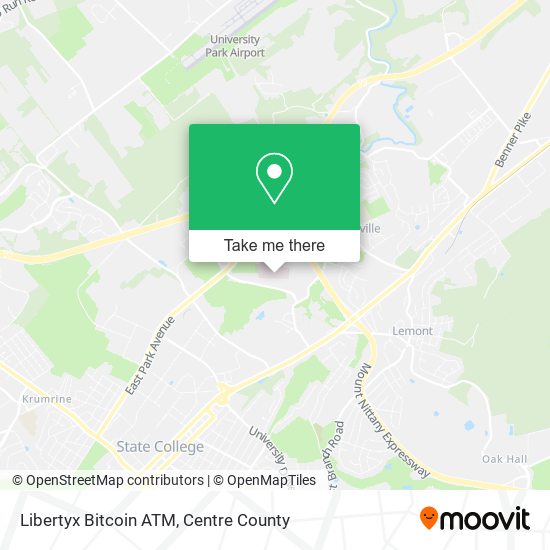 Libertyx Bitcoin ATM map
