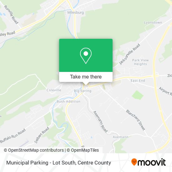 Municipal Parking - Lot South map