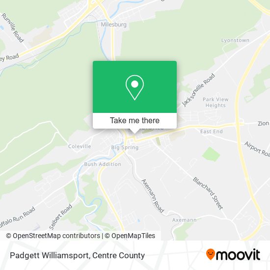 Padgett Williamsport map