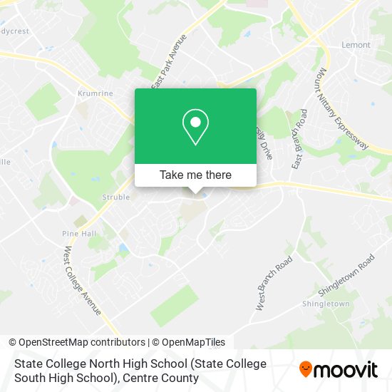 Mapa de State College North High School