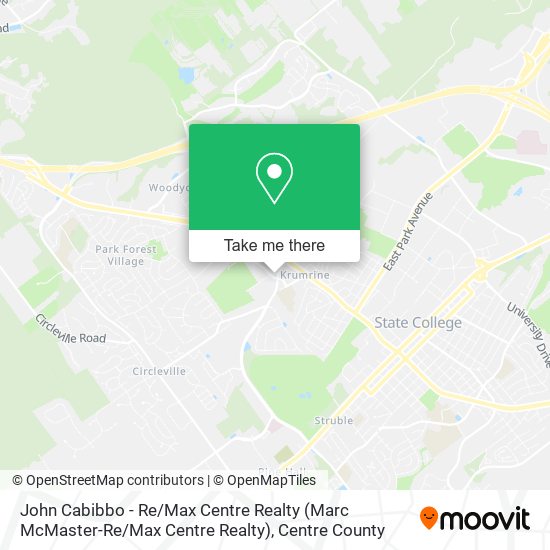 John Cabibbo - Re / Max Centre Realty (Marc McMaster-Re / Max Centre Realty) map