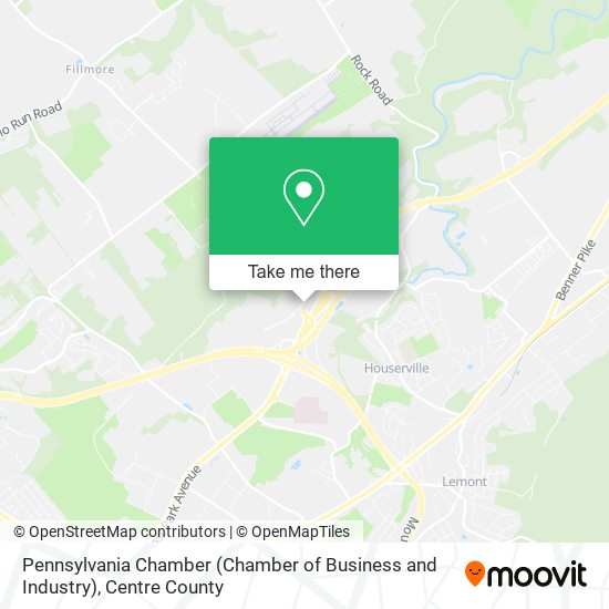 Pennsylvania Chamber (Chamber of Business and Industry) map