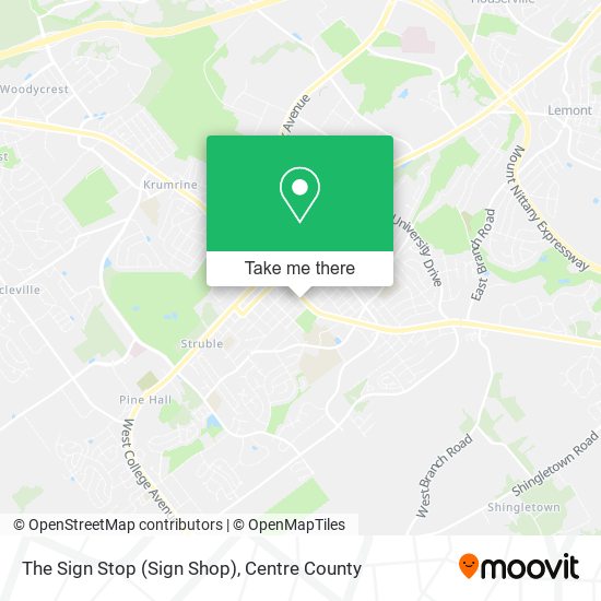 Mapa de The Sign Stop (Sign Shop)