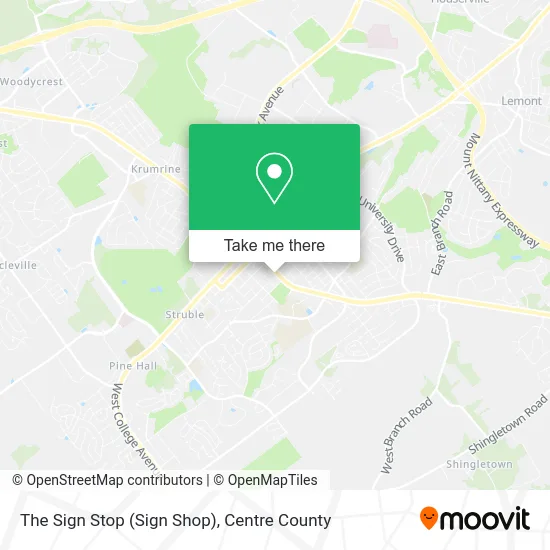 The Sign Stop (Sign Shop) map