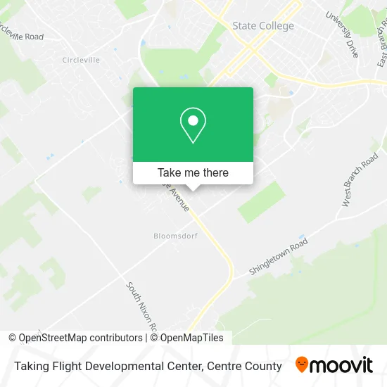 Taking Flight Developmental Center map