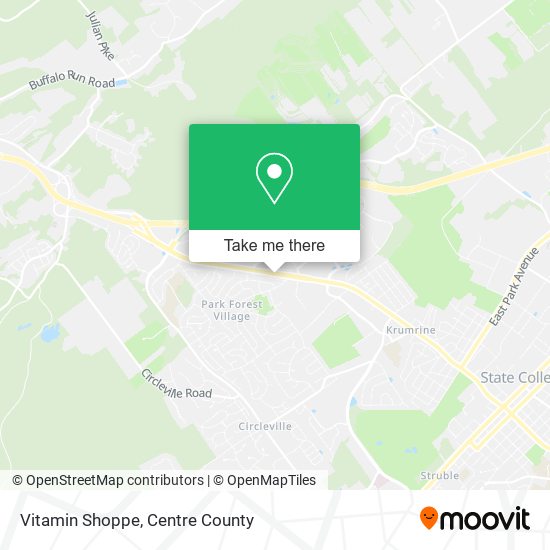 Mapa de Vitamin Shoppe