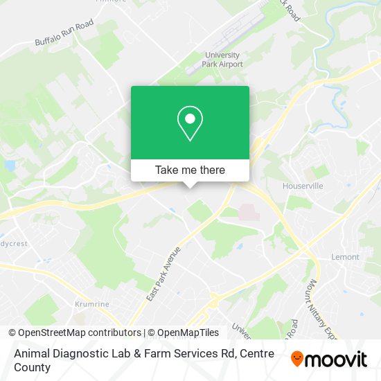 Mapa de Animal Diagnostic Lab & Farm Services Rd
