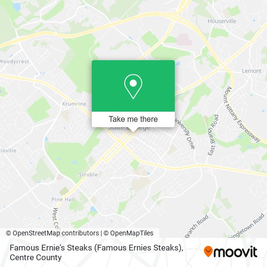 Famous Ernie's Steaks (Famous Ernies Steaks) map