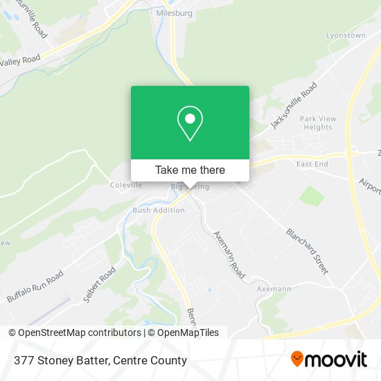 Mapa de 377 Stoney Batter