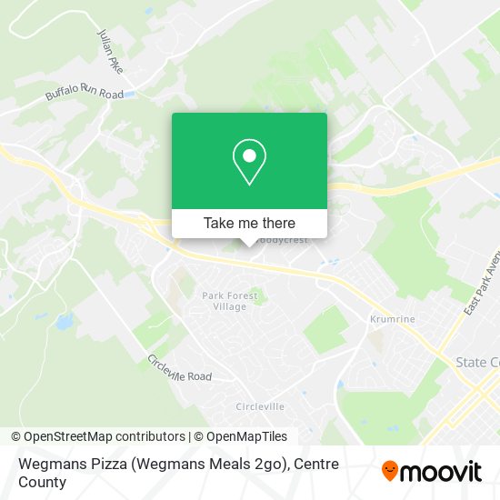 Mapa de Wegmans Pizza (Wegmans Meals 2go)
