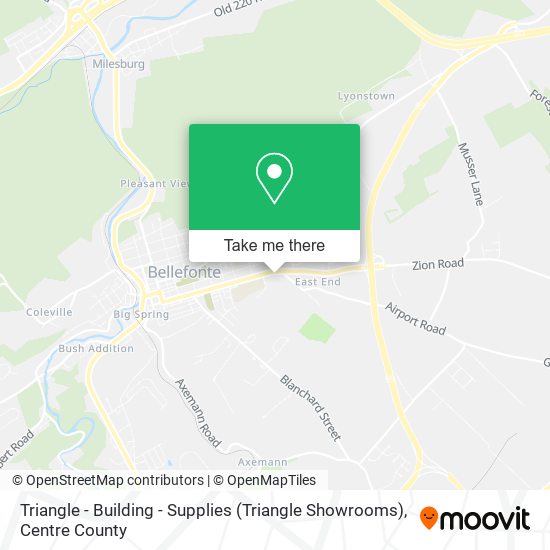 Triangle - Building - Supplies (Triangle Showrooms) map