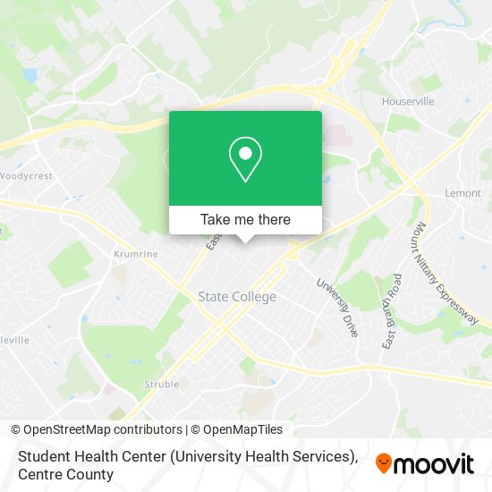 Mapa de Student Health Center (University Health Services)
