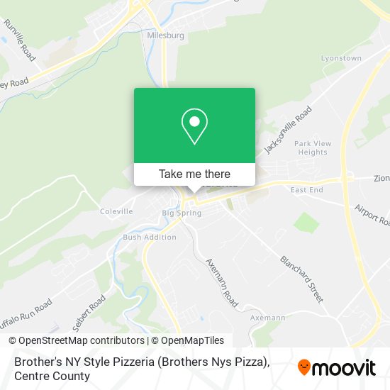 Brother's NY Style Pizzeria (Brothers Nys Pizza) map