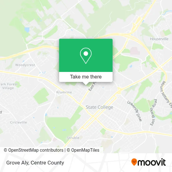 Grove Aly map