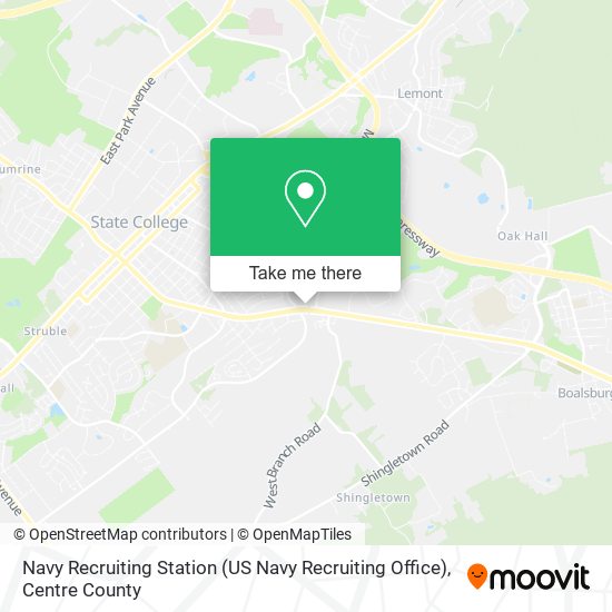 Navy Recruiting Station (US Navy Recruiting Office) map