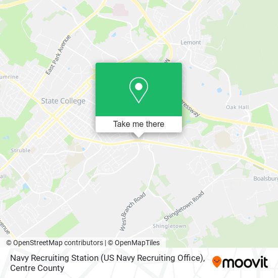 Mapa de Navy Recruiting Station (US Navy Recruiting Office)