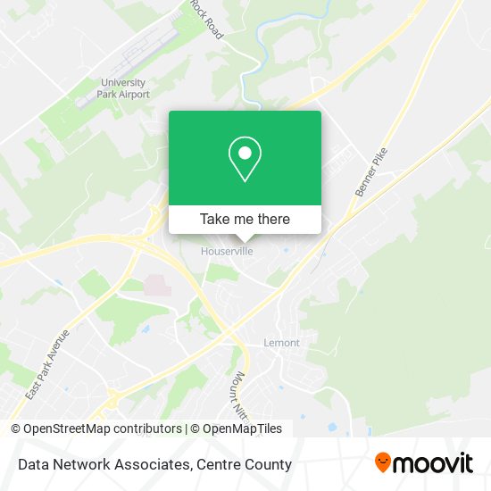 Mapa de Data Network Associates