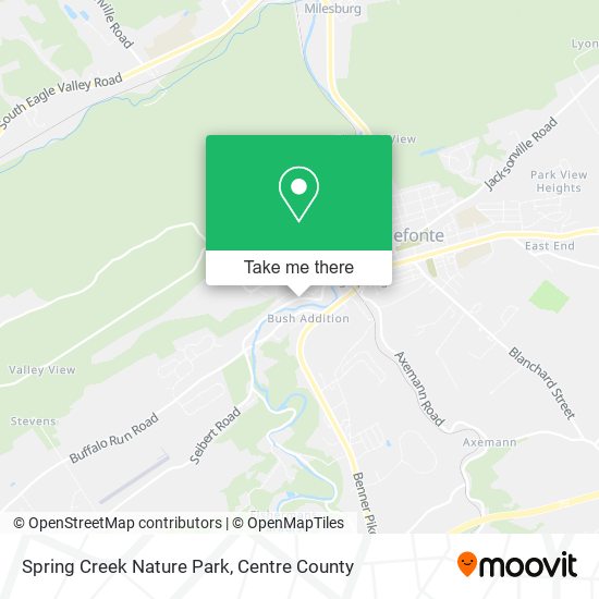 Mapa de Spring Creek Nature Park