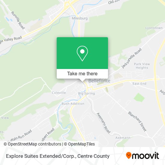 Explore Suites Extended/Corp. map