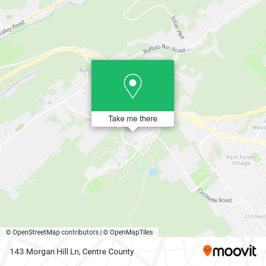 Mapa de 143 Morgan Hill Ln