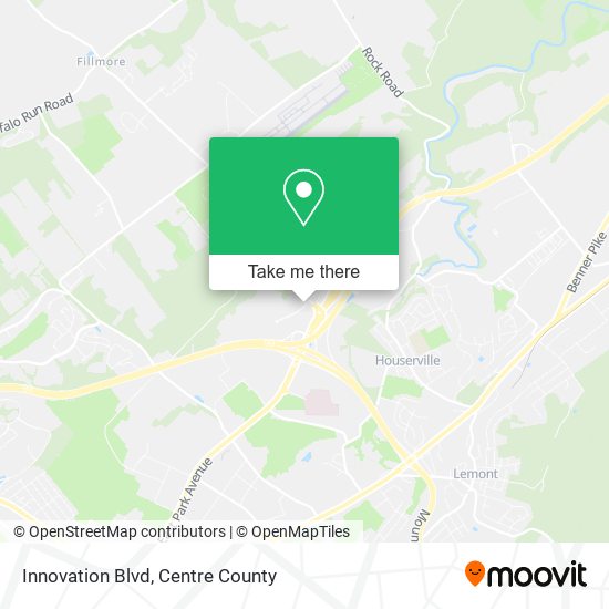 Innovation Blvd map