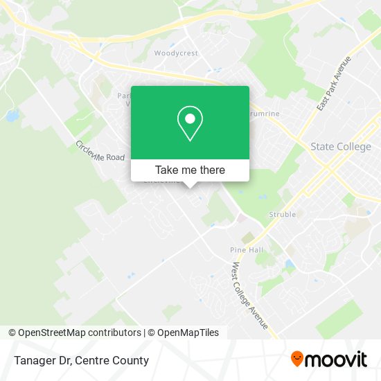 Tanager Dr map