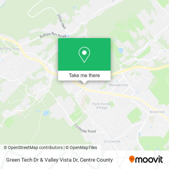 Mapa de Green Tech Dr & Valley Vista Dr