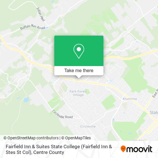 Mapa de Fairfield Inn & Suites State College (Fairfield Inn & Stes St Col)