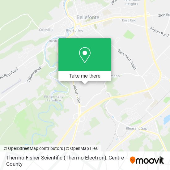 Thermo Fisher Scientific (Thermo Electron) map