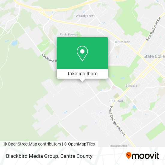 Blackbird Media Group map