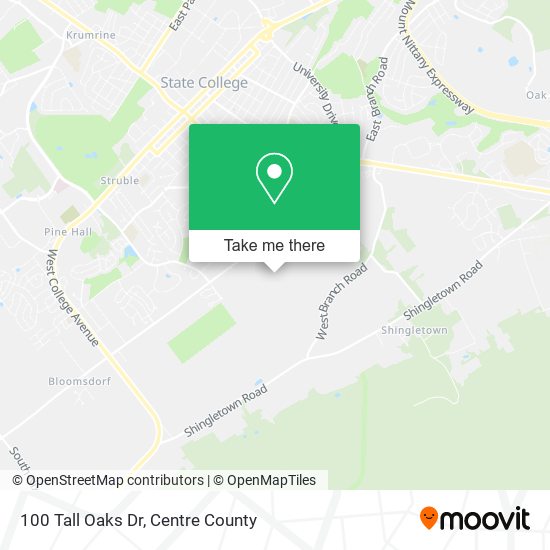 100 Tall Oaks Dr map