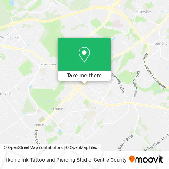 Ikonic Ink Tattoo and Piercing Studio map
