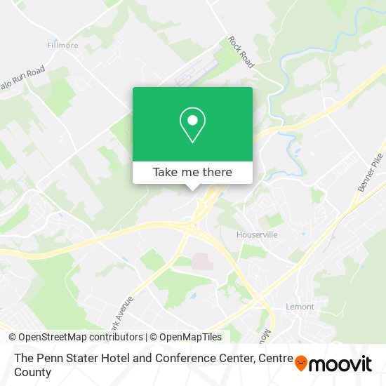 The Penn Stater Hotel and Conference Center map