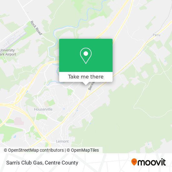 Sam's Club Gas map