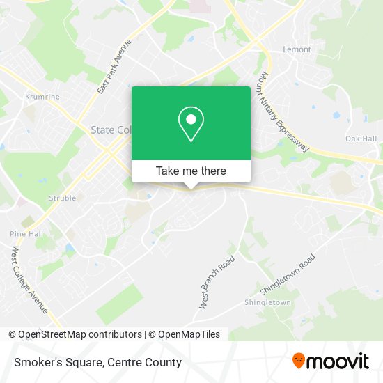 Smoker's Square map
