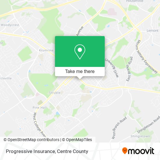 Progressive Insurance map