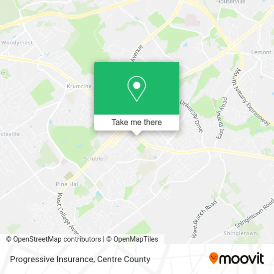 Progressive Insurance map