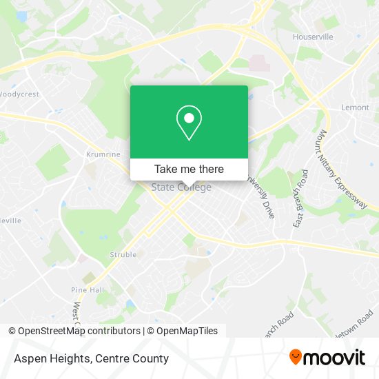 Aspen Heights map