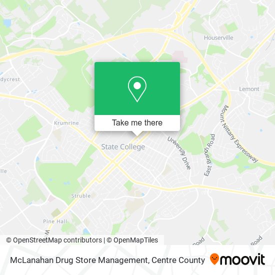 McLanahan Drug Store Management map